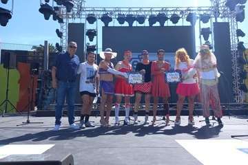 Carrera de Tacones del Carnaval de Telde 2023/TA e Ildefonso Rodríguez.